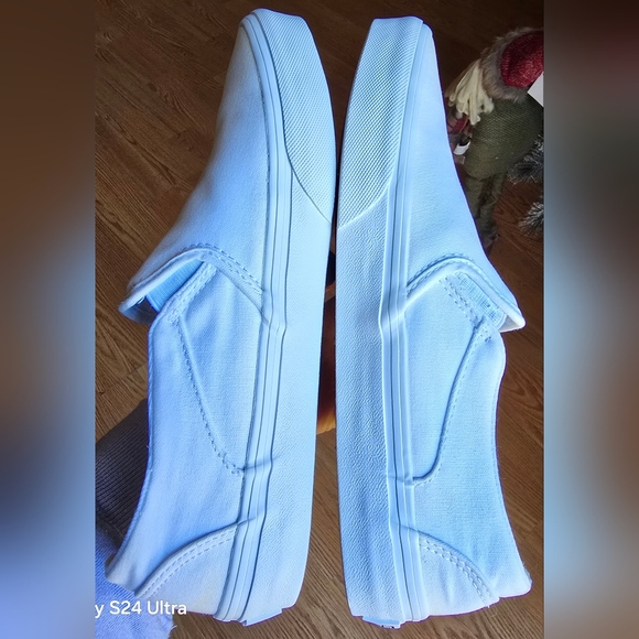 Vans Asher White Women's Slip-on shoes, Sz 8 - Picture 4 of 8